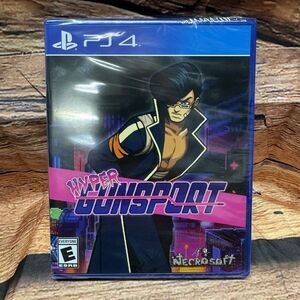 Hyper Gunsport PS4 Game Limited Run #521 Necrosoft Cyberpunk Volleyball Sealed